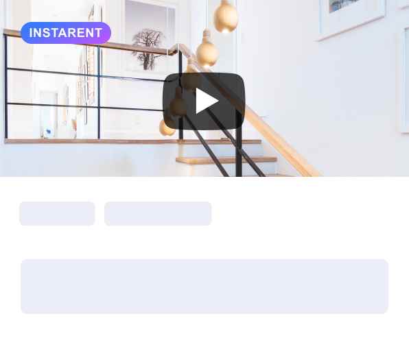 Instarent listing card