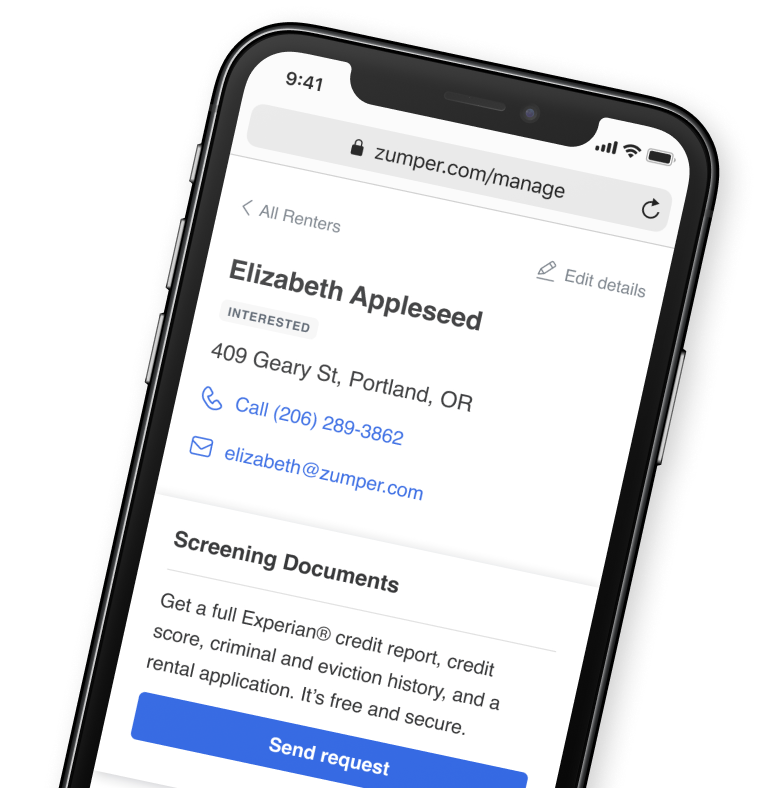Free Tenant Screening and Renter Background Check on Zumper