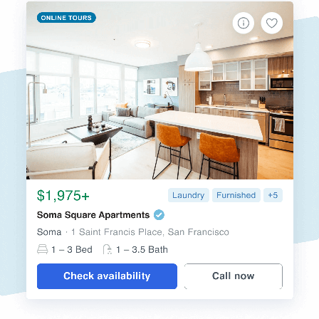 list item card example