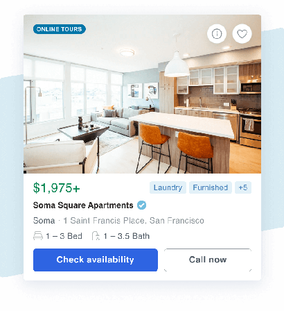 list item card example